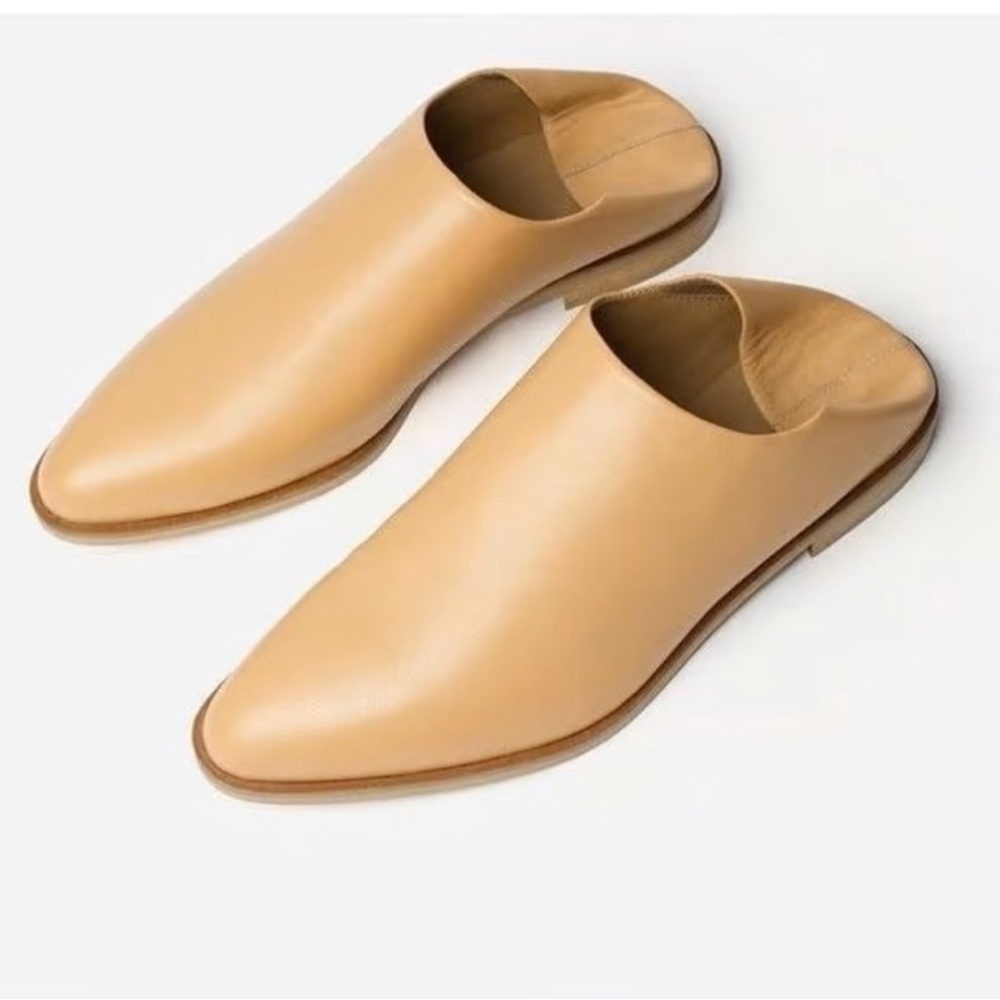 Everlane Leather Slide Mules